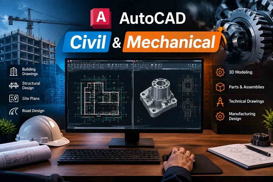 autocad training institute in Navsari,learn autocad