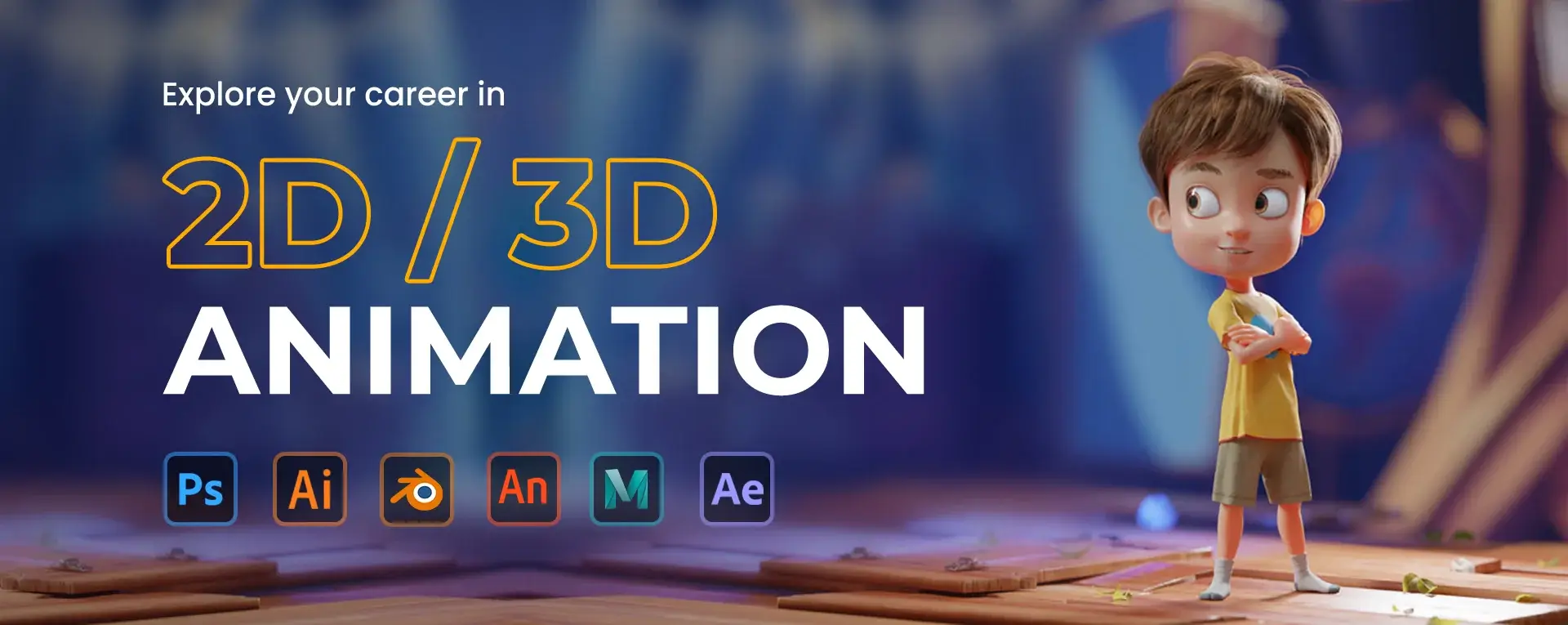 2D/3D Animation Training Institute in Surat
